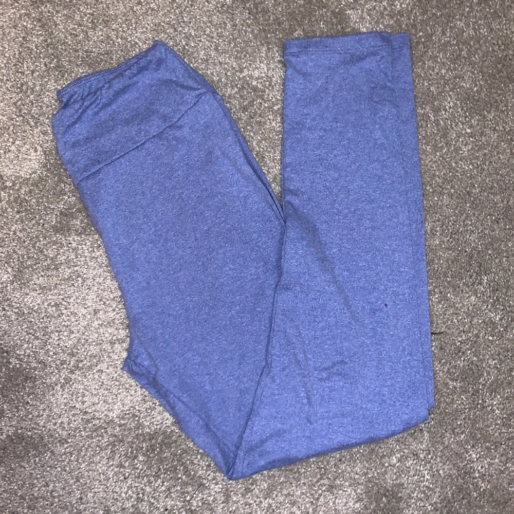 Lularoe Heather Blue Leggings